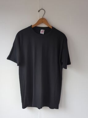 Vintage Jerzees Single Stitch Blank T-Shirt 50/50 Made in USA Size Large